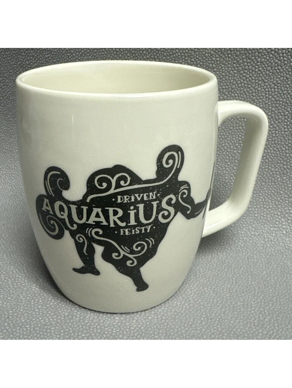 Threshold White Aquarius Porcelain Mug Astrology Zodiac Sign 16oz Coffee Cup